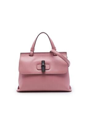 Gucci Small Calfskin Bamboo Daily #325995G67B